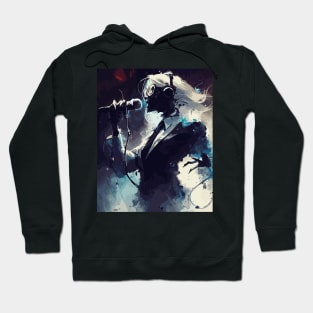 Spooky female music performance Hoodie